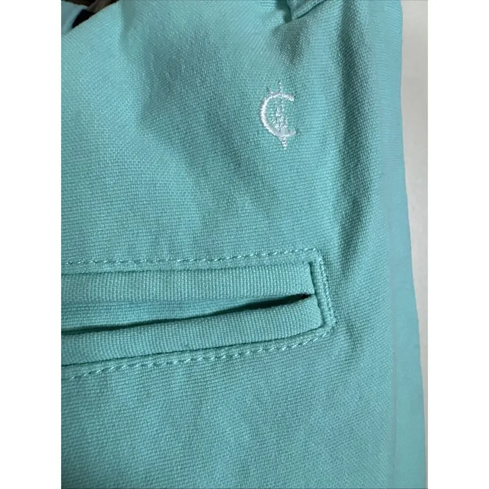Criquet Men’s Shorts Chino Teal Preppy Tennis Old Money M